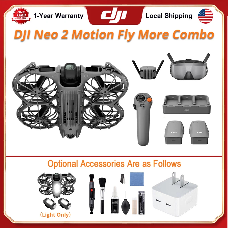 Drone Kit With Camera - DJI Neo 2 Motion Fly More