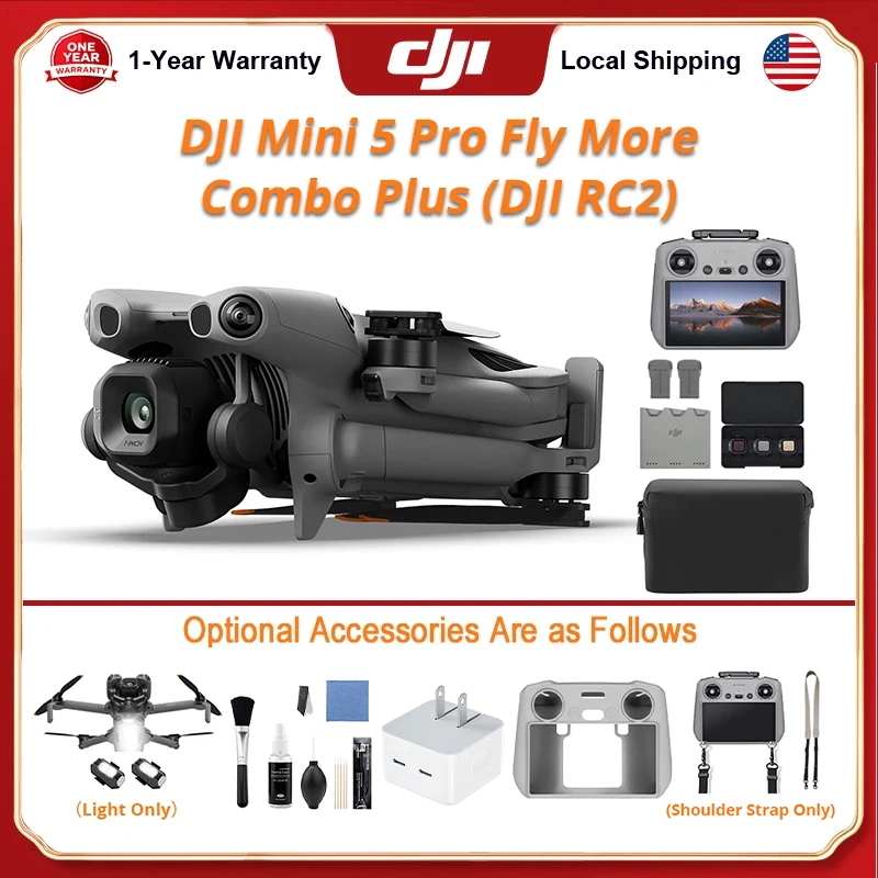 DJI Mini 5 Pro Fly More Combo  - огляд і ціна Drone Kit With Camera